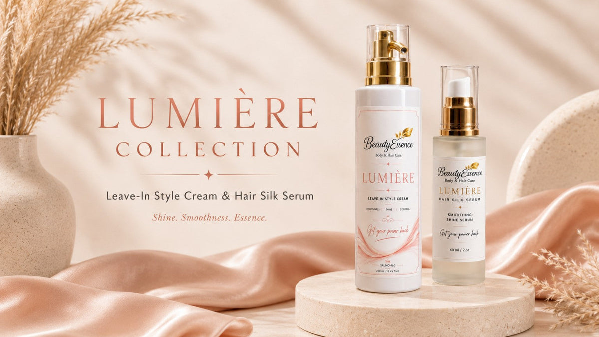 Beauty Essence Lumière Collection with Leave-In Style Cream and Hair Silk Serum