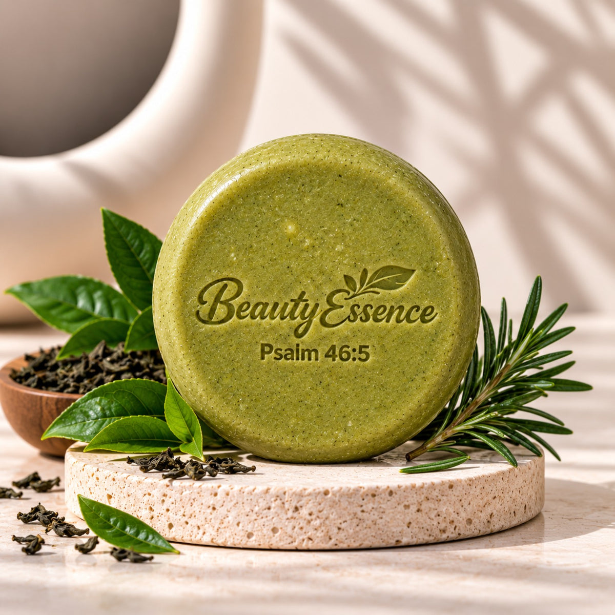 Beauty Essence Rosemary and Green Tea Shampoo Bar