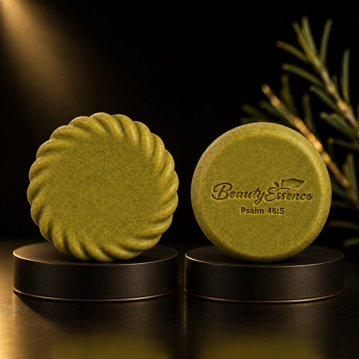 Beauty Essence Rosemary & Green Tea Shampoo and Conditioner Bars