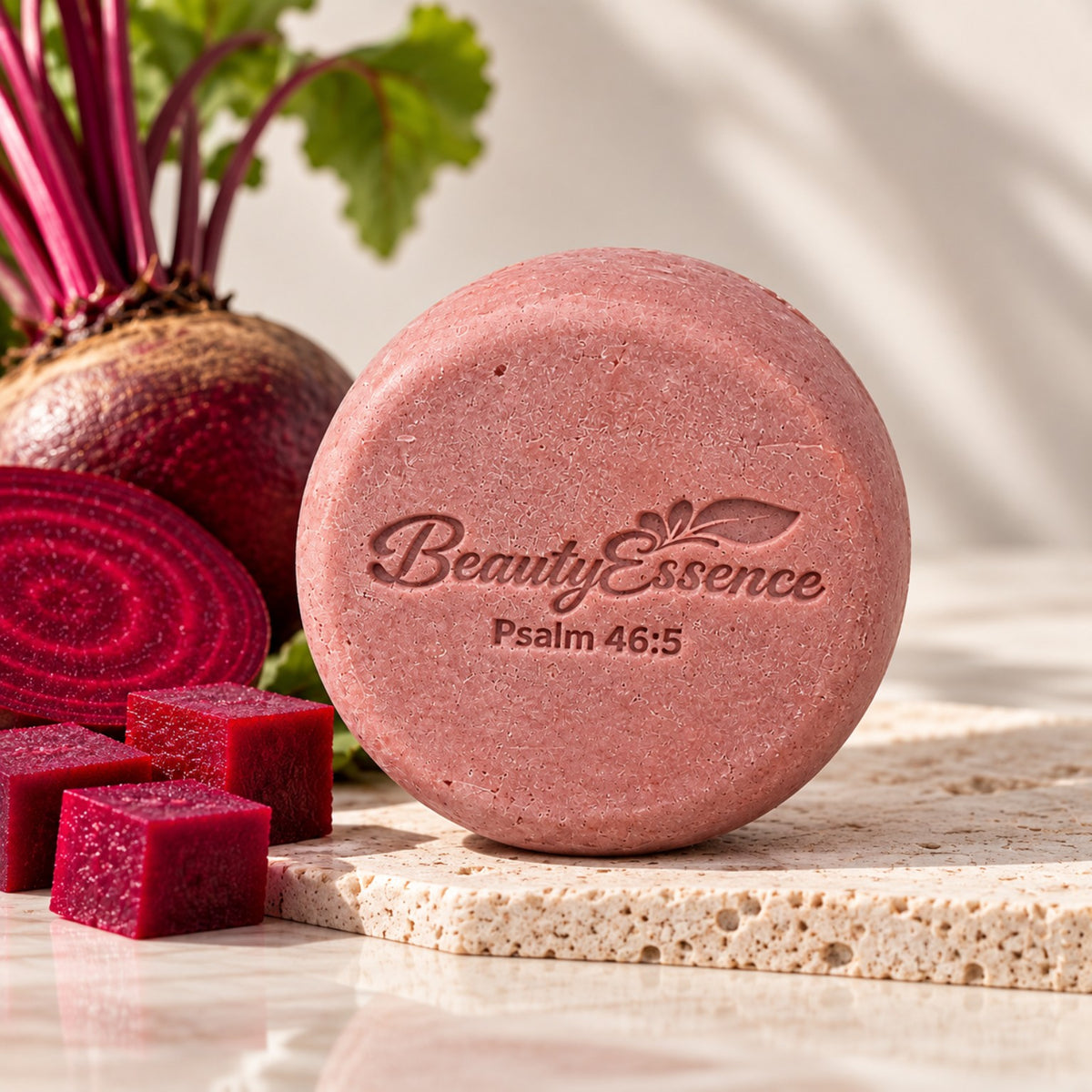 Beauty Essence Rosehip & Beetroot Shampoo Bar